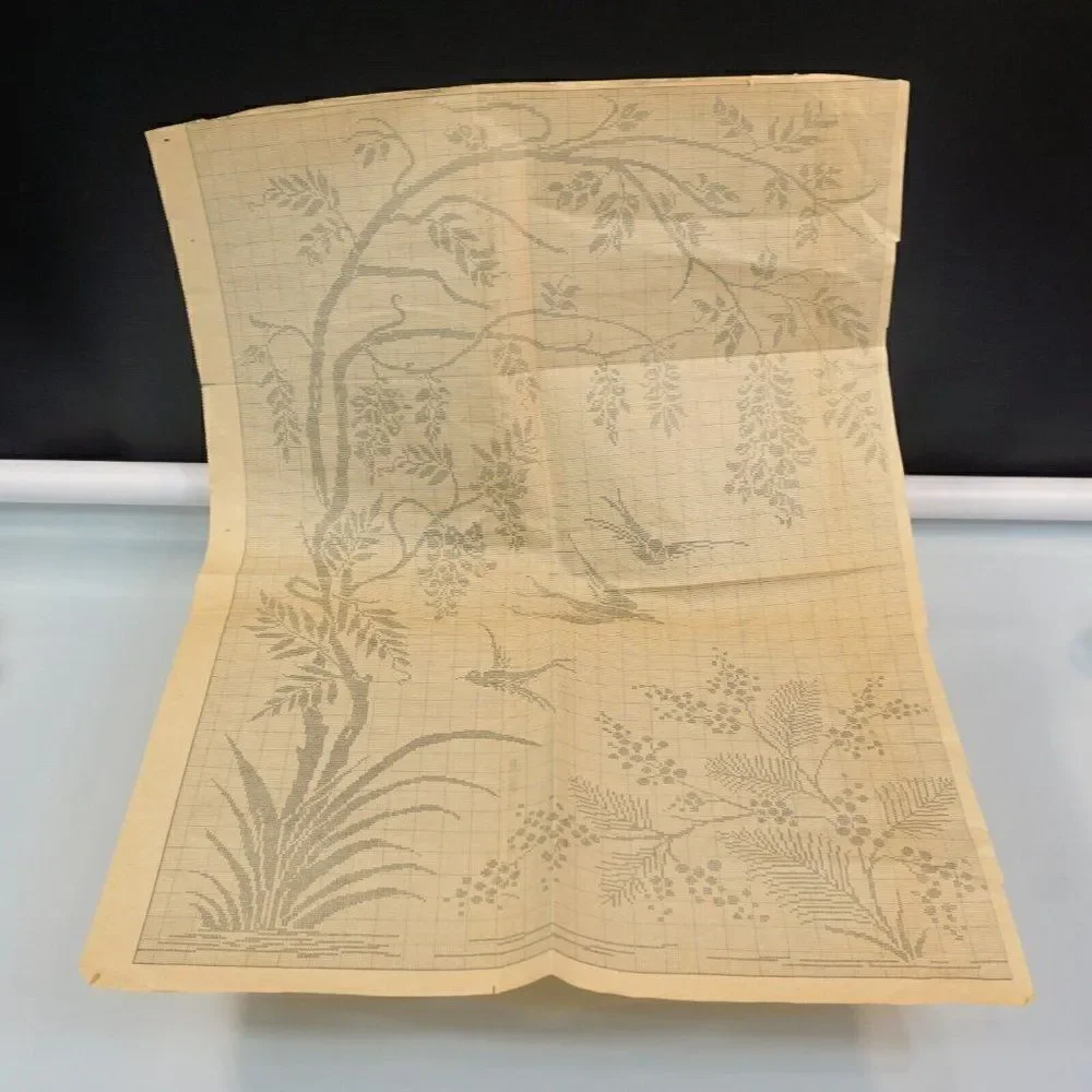 Cross Stitch Patterns Pattern Original And Enlarged Photocopies